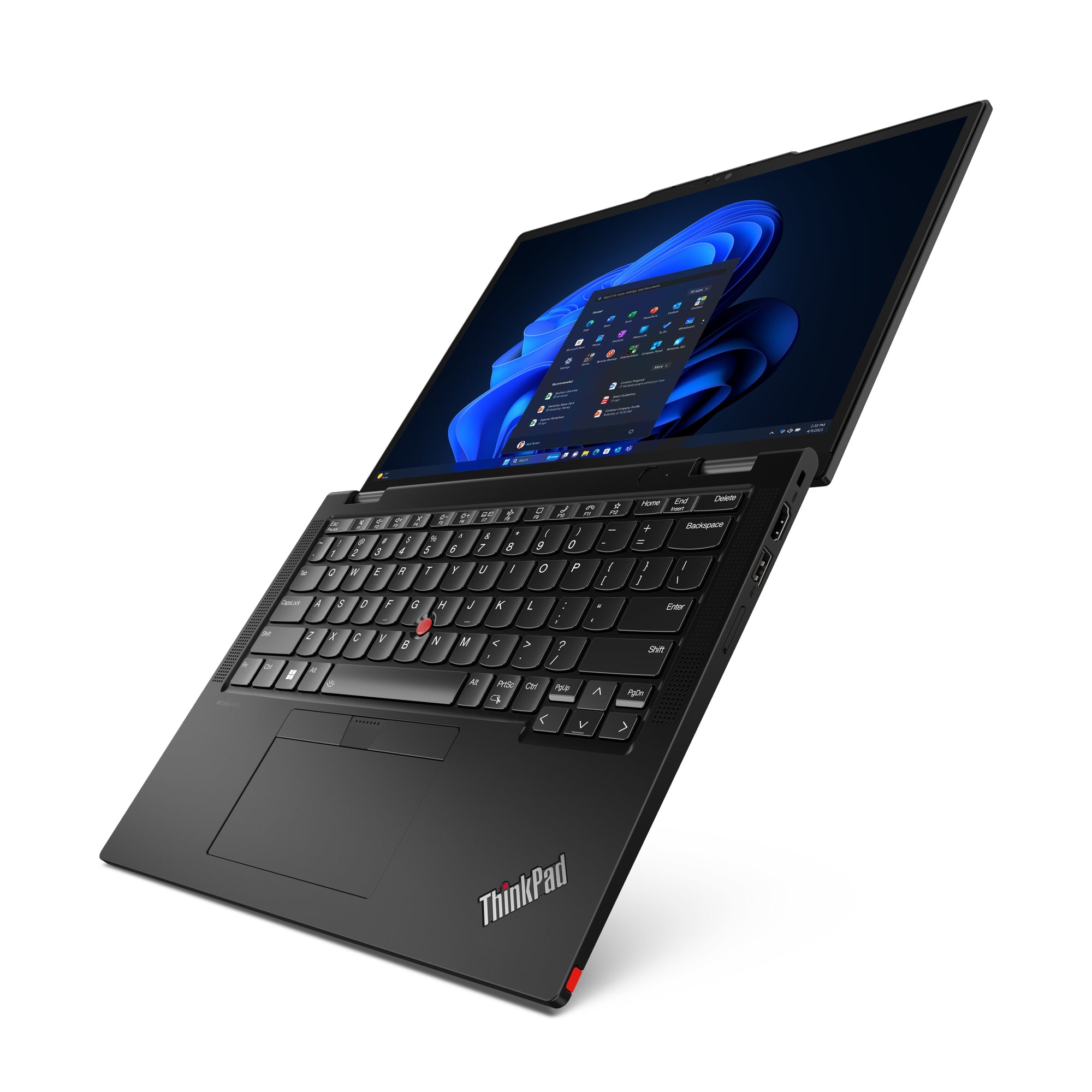 Lenovo ThinkPad X13 2-in-1 Gen 5 Intel Core Ultra 5 125U Hybride (2-en-1) 33,8 cm (13.3") Écran tactile WUXGA 16 Go LPDDR5x-SDRAM 512 Go SSD Wi-Fi 6E (802.11ax) Windows 11 Pro Anglais britannique Noir