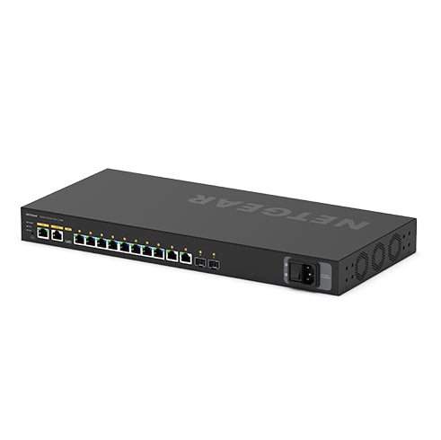 NETGEAR M4250-10G2XF-PoE+ Géré L2/L3 Gigabit Ethernet (10/100/1000) Connexion Ethernet, supportant l'alimentation via ce port (PoE) 1U Noir GSM4212PX-100EUS