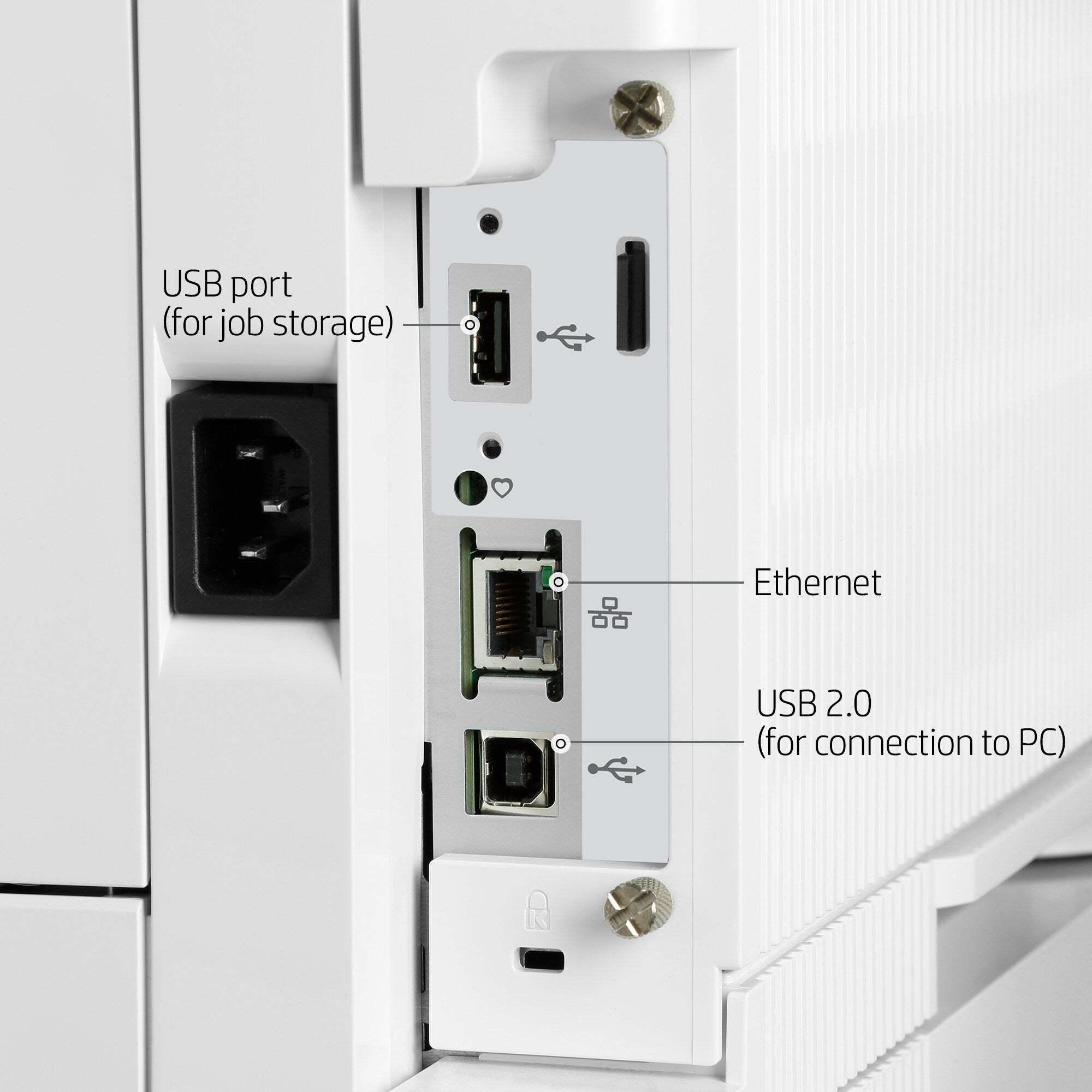 HP LaserJet Enterprise M608n, Noir et blanc, Imprimante pour Entreprises, Imprimer, Sans fil; Emplacement de carte mémoire ; Agrafage en option; Cartouche JetIntelligence