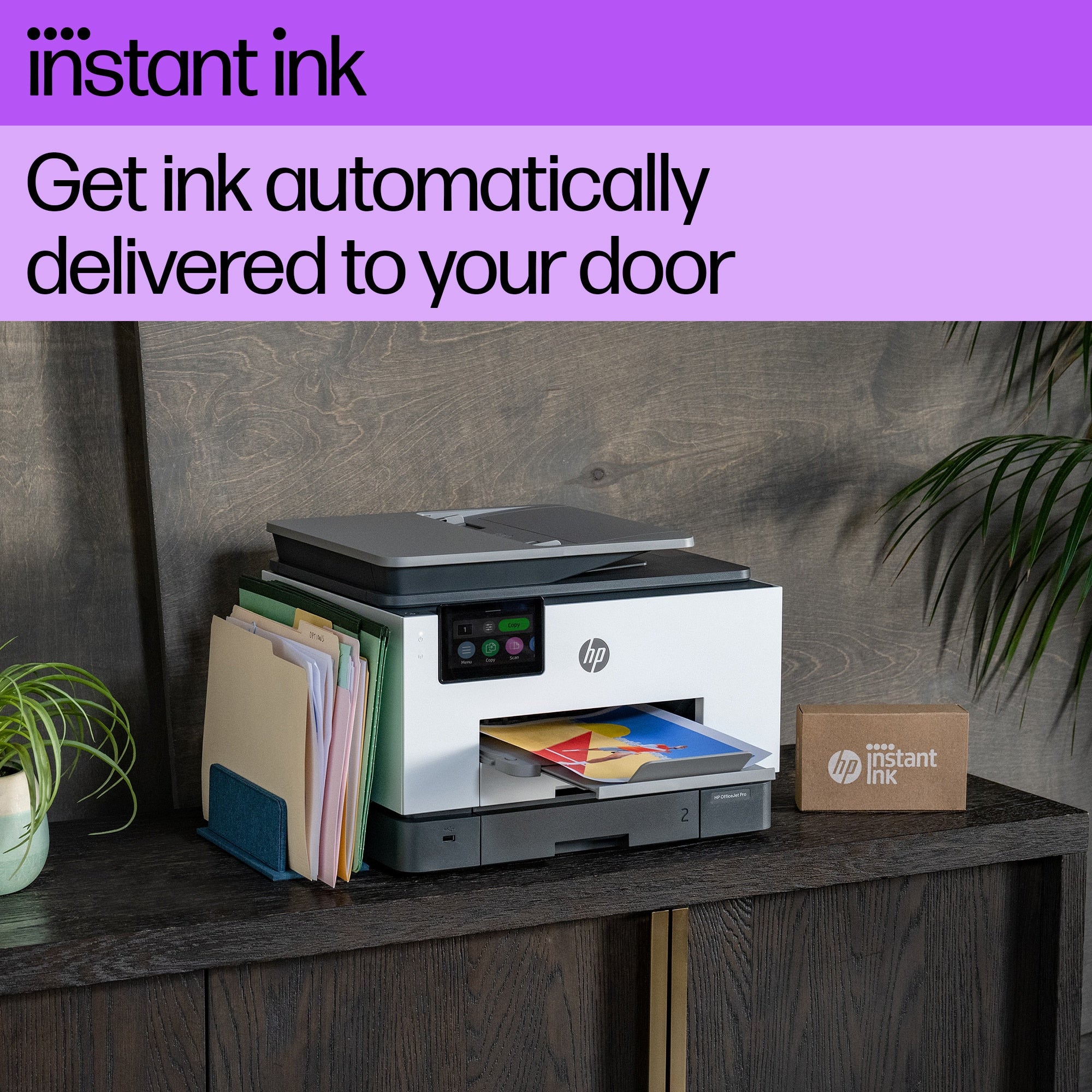 HP OfficeJet Pro Par 9132e Sans fil All-in-One Couleur Imprimante, Instant Ink; Impression recto-verso