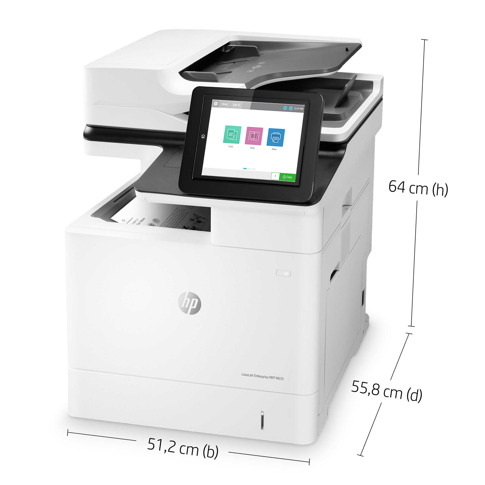 HP LaserJet Enterprise Imprimante multifonction LaserJet M635h Enterprise