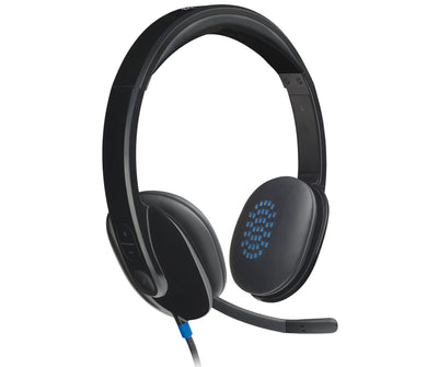 Logitech H540 USB Computer Headset Avec un son haute définition et des commandes sur l'oreillette 981-000480