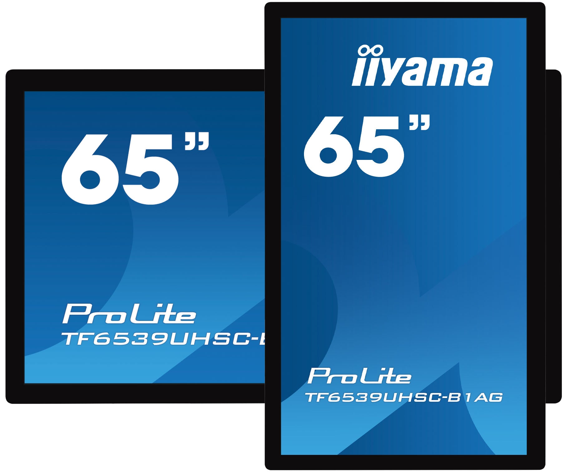 iiyama TF6539UHSC-B1AG Écran d'affichage dynamique Écran plat interactif 165,1 cm (65") LCD 500 cd/m² 4K Ultra HD Noir Écran tactile
