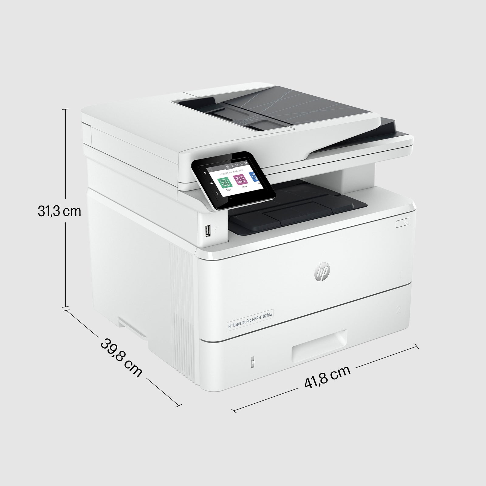 HP LaserJet Pro MFP 4102FDW - 40 ppm - Noir et blanc - Sans fil