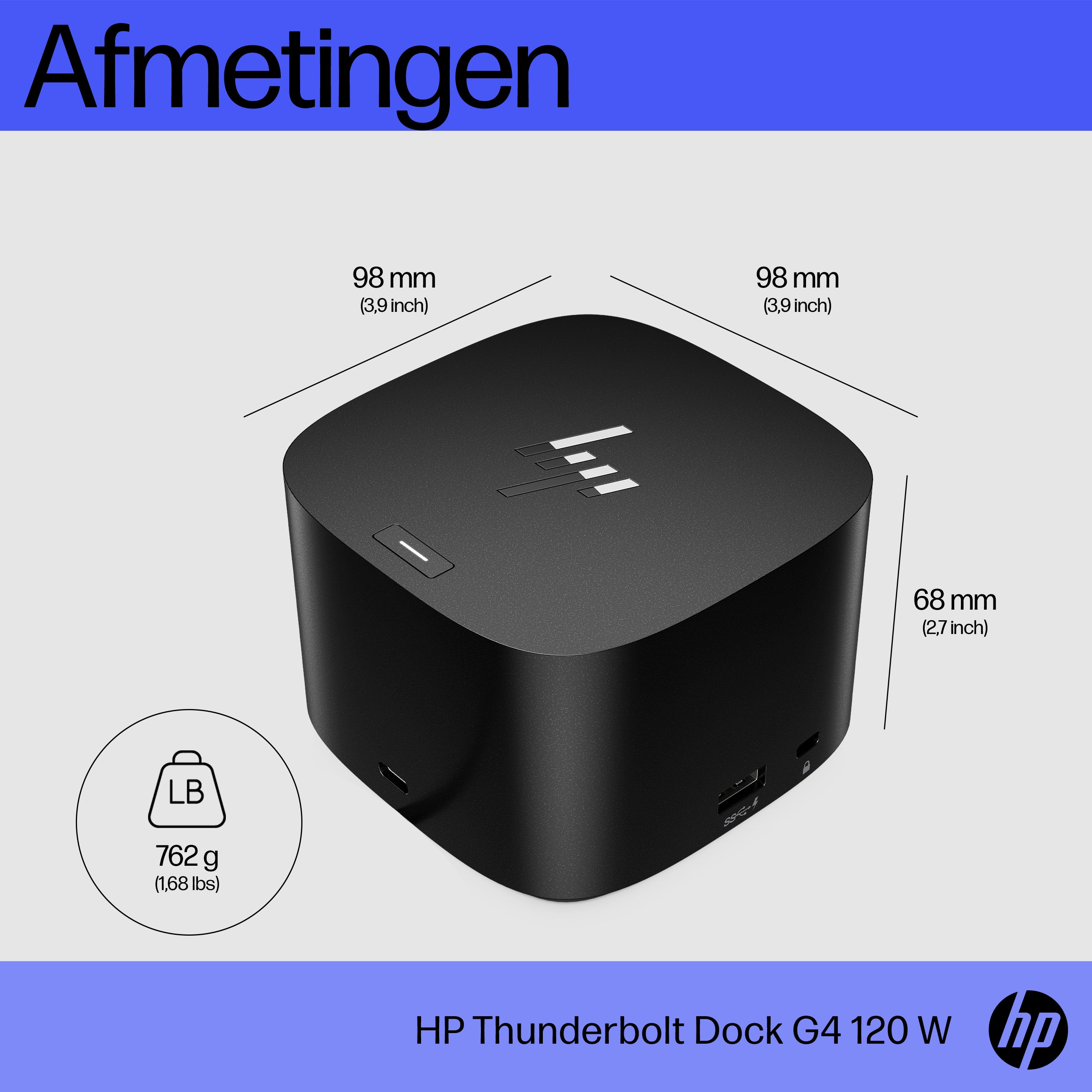 Station d'accueil Thunderbolt 120 watts G4