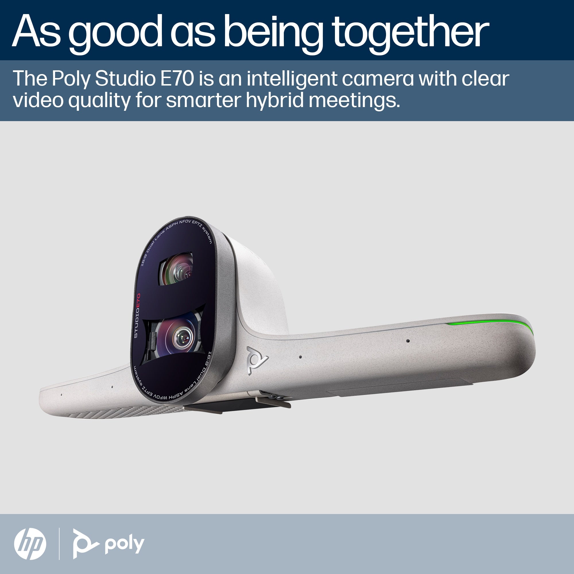 Poly Caméra intelligente Studio E70