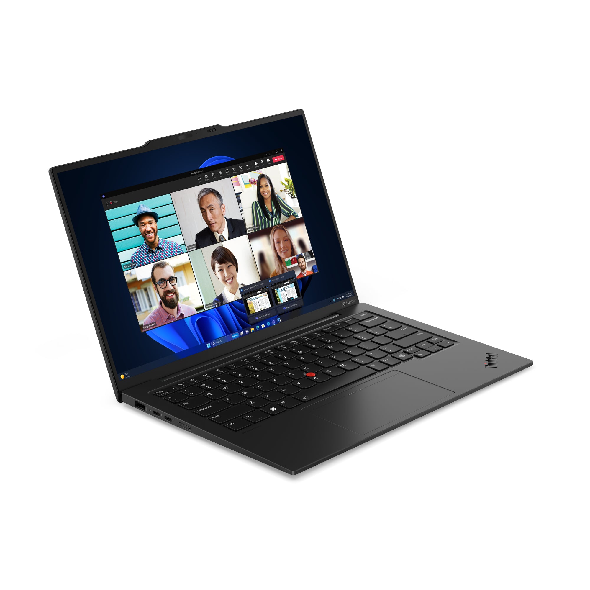 Lenovo ThinkPad X1 Carbon Gen 12 Intel Core Ultra 7 155U Ordinateur portable 35,6 cm (14") WUXGA 32 Go LPDDR5x-SDRAM 1 To SSD Wi-Fi 6E (802.11ax) Windows 11 Pro Anglais Noir