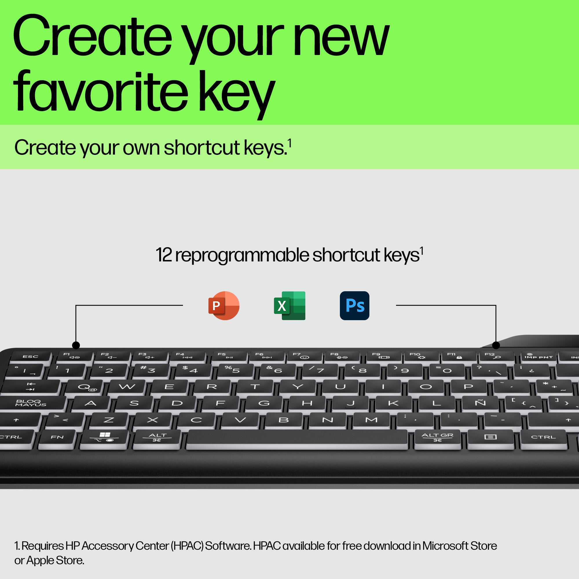HP Clavier filaire rétroéclairé multi-appareil 405