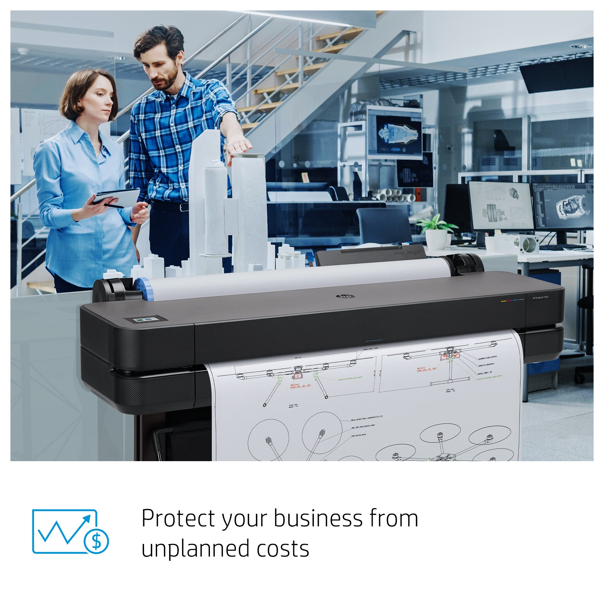 HP DesignJet T1600DR 36-in PS printer: EU 3ek13a#B19