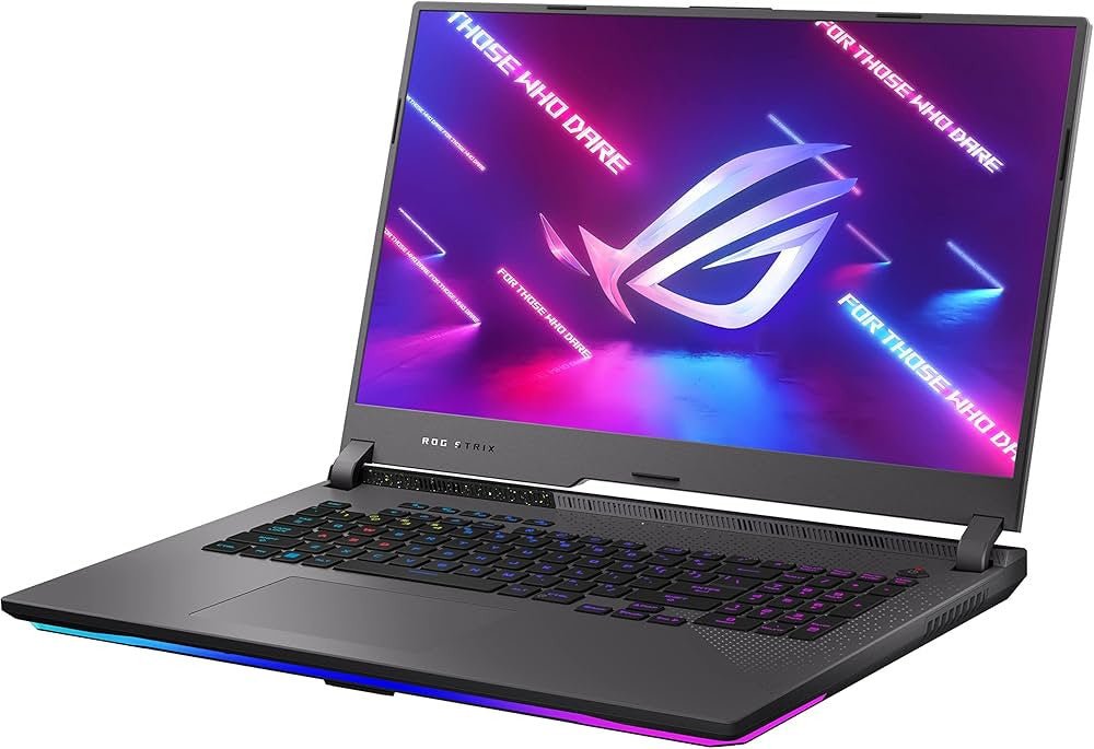 ASUS rog Strix G17 R9 6900HX/16GB/1TB/17.3" RTX 3060/W11H/QWERTZ 90NR08K4-M00CX0 - Compridis