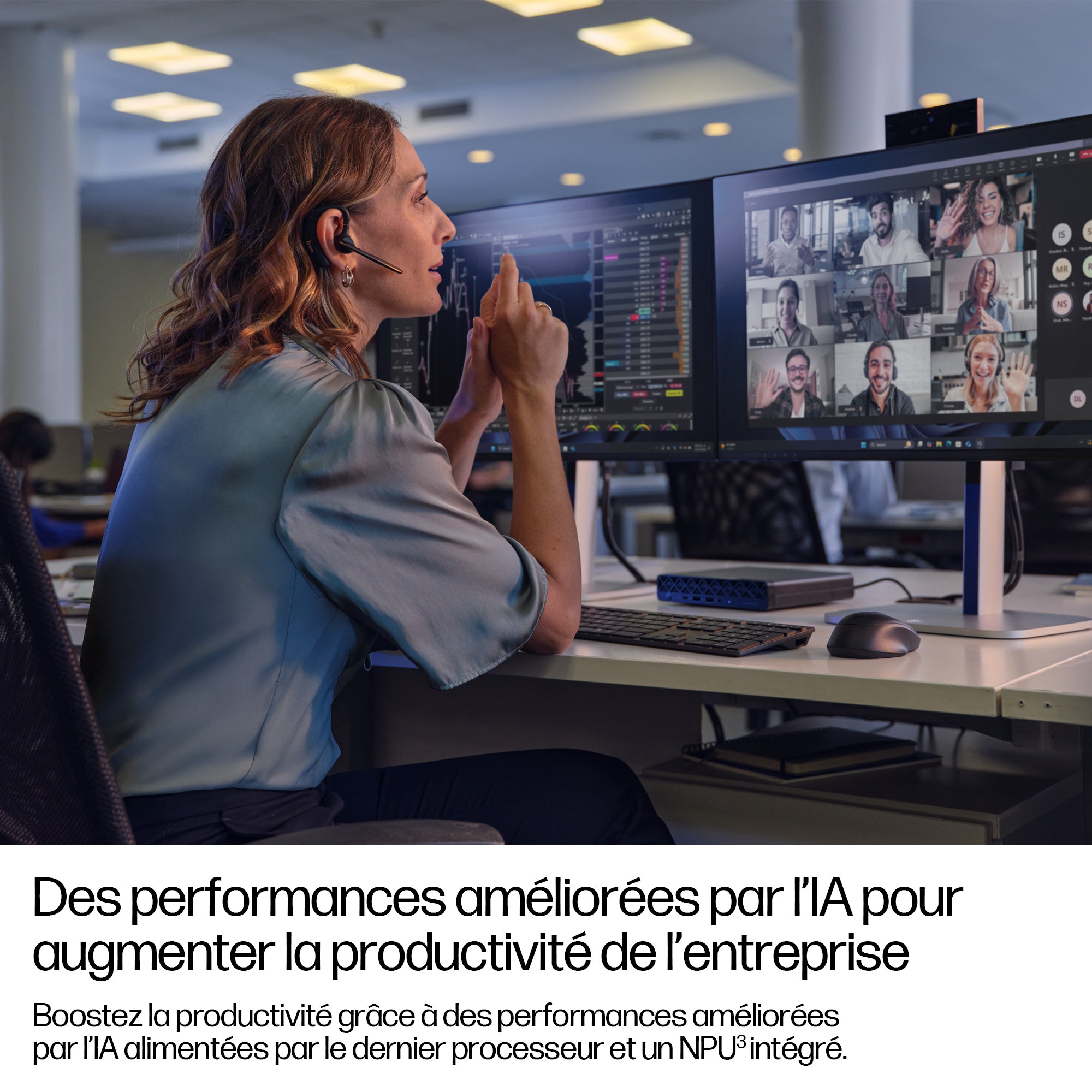 HP EliteDesk 8 Mini G1i AI Wolf Pro Security Edition Intel Core Ultra 5 235T 16 Go DDR5-SDRAM 512 Go SSD Windows 11 Pro Mini PC AI PC Noir 998Q1ET#ABF