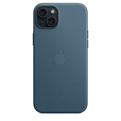 Apple Coque FineWoven avec MagSafe pour iPhone 15 Plus Bleu Pacifique