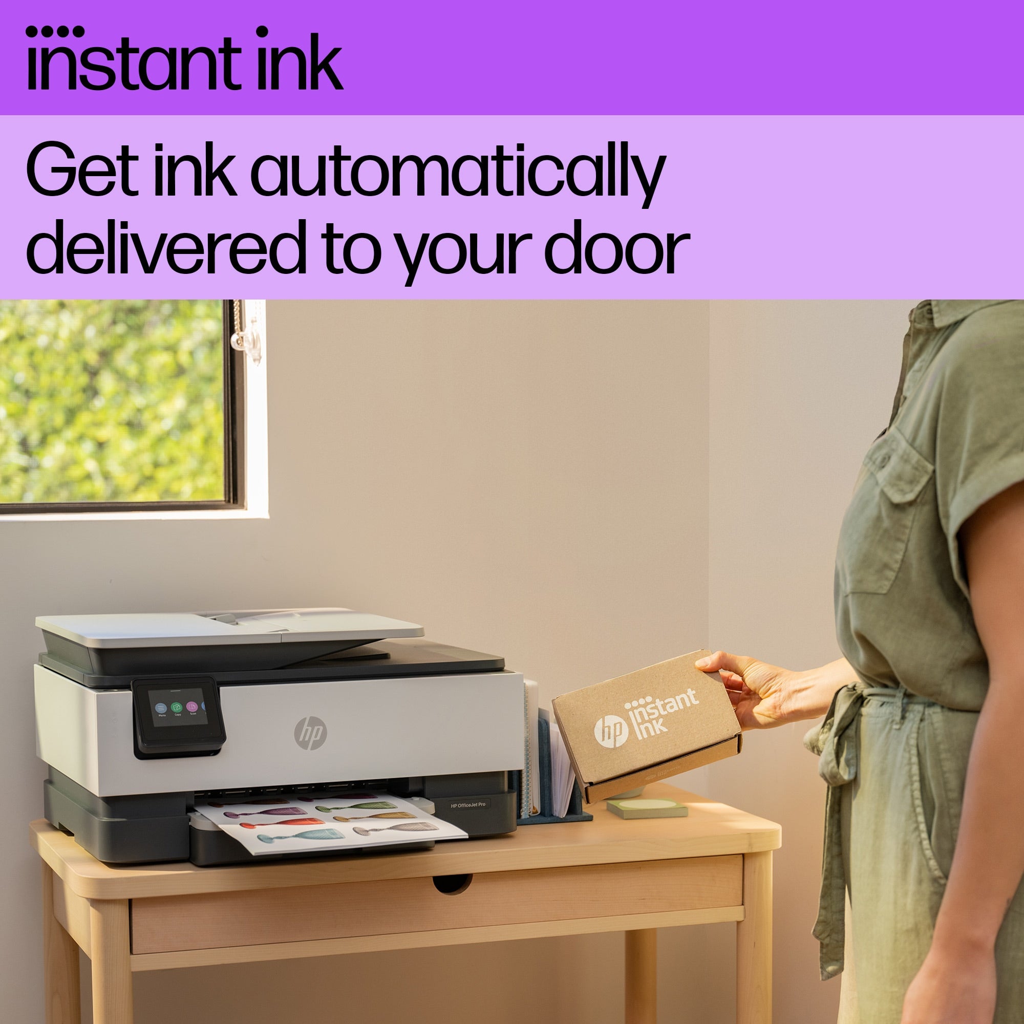 HP OfficeJet Pro 8134e Sans fil All-in-One Couleur Imprimante, Instant Ink; Impression recto-verso