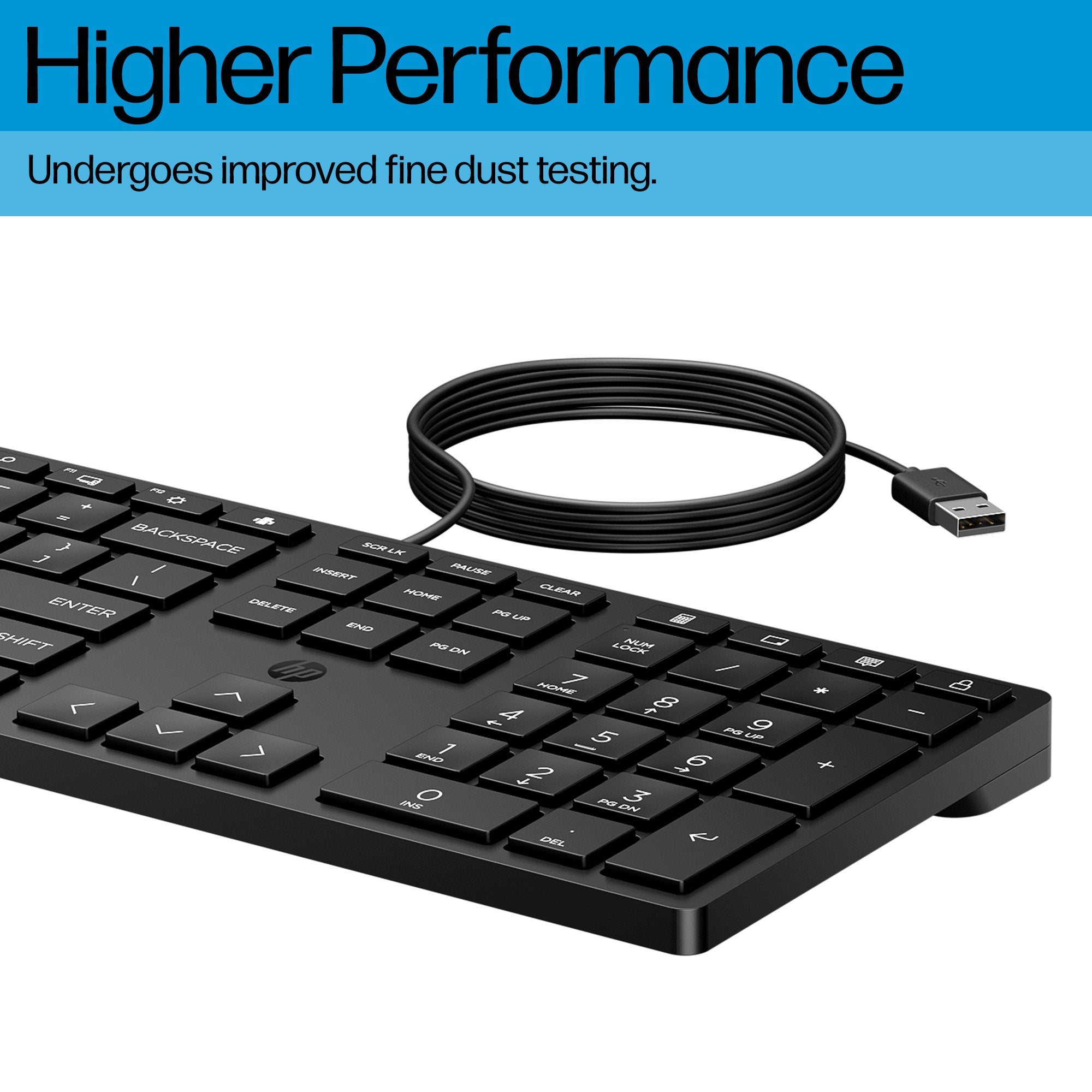 HP Wired Desktop 320K Keyboard <tc>QWERTZ</tc> (Swiss) 9SR37AA#UUZ