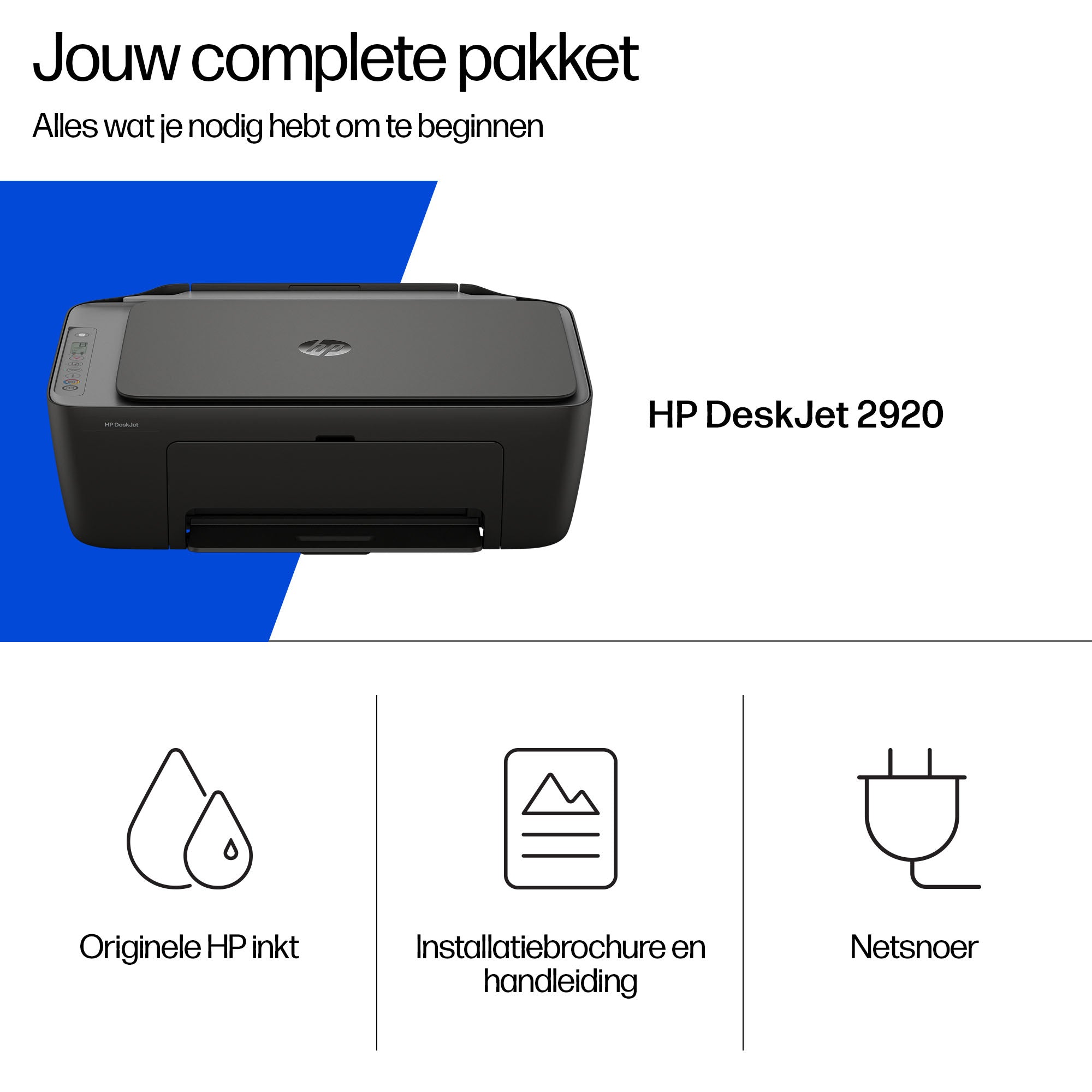 HP DeskJet 2920 Sans fil All-in-One Couleur Imprimante 89F97B#629