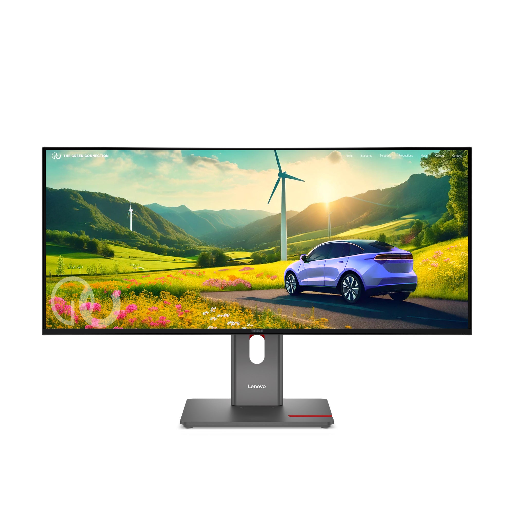 ThinkVision P34WD-40 - 34 pouces - Courbé - Écran LED UltraWide Quad HD - 3440x1440 - HAS / RJ45 / USB-C