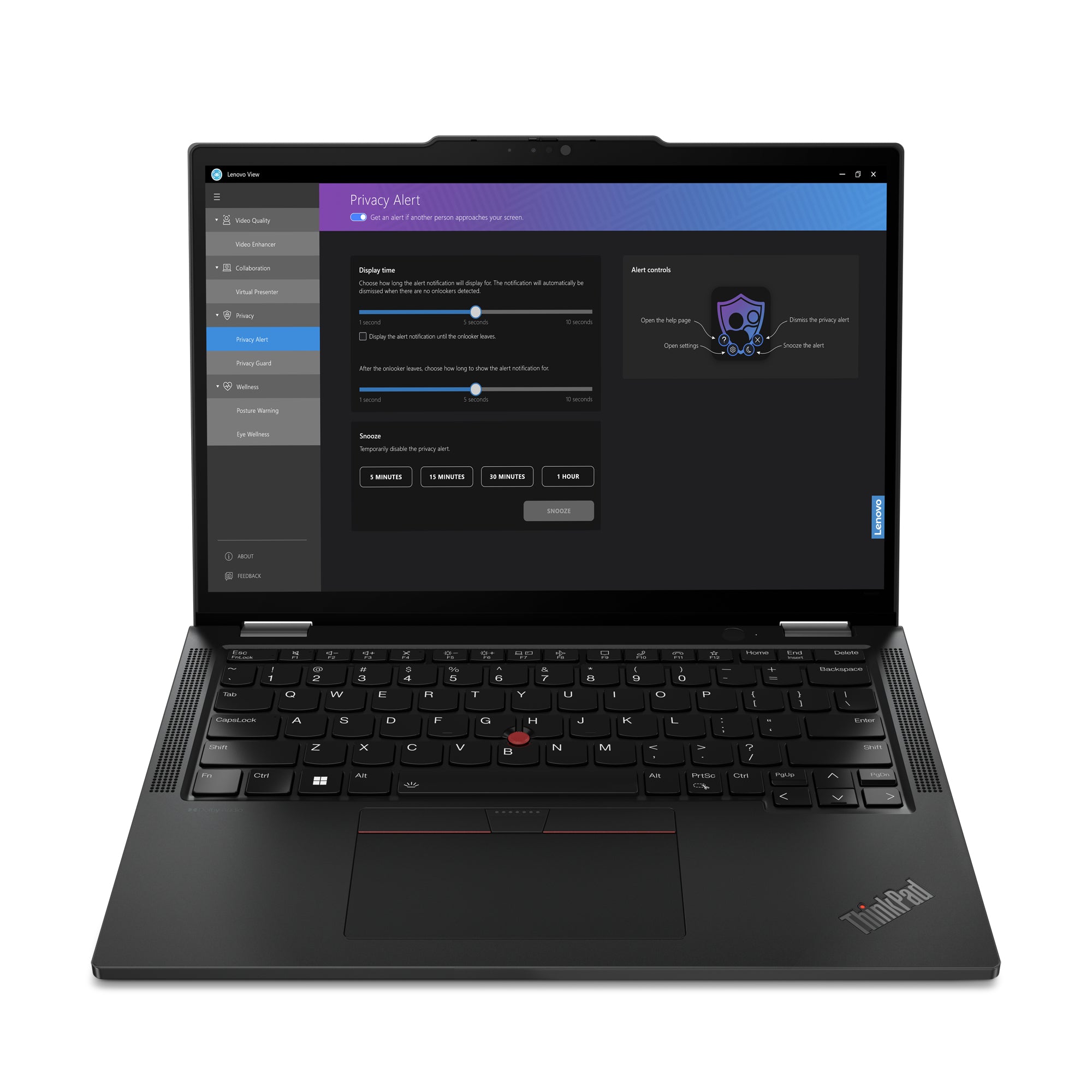 Lenovo ThinkPad X13 Yoga Gen 4 Intel® Core™ i5 i5-1335U Hybride (2-en-1) 33,8 cm (13.3") Écran tactile WUXGA 16 Go LPDDR5-SDRAM 256 Go SSD Wi-Fi 6E (802.11ax) Windows 11 Pro Anglais britannique Noir