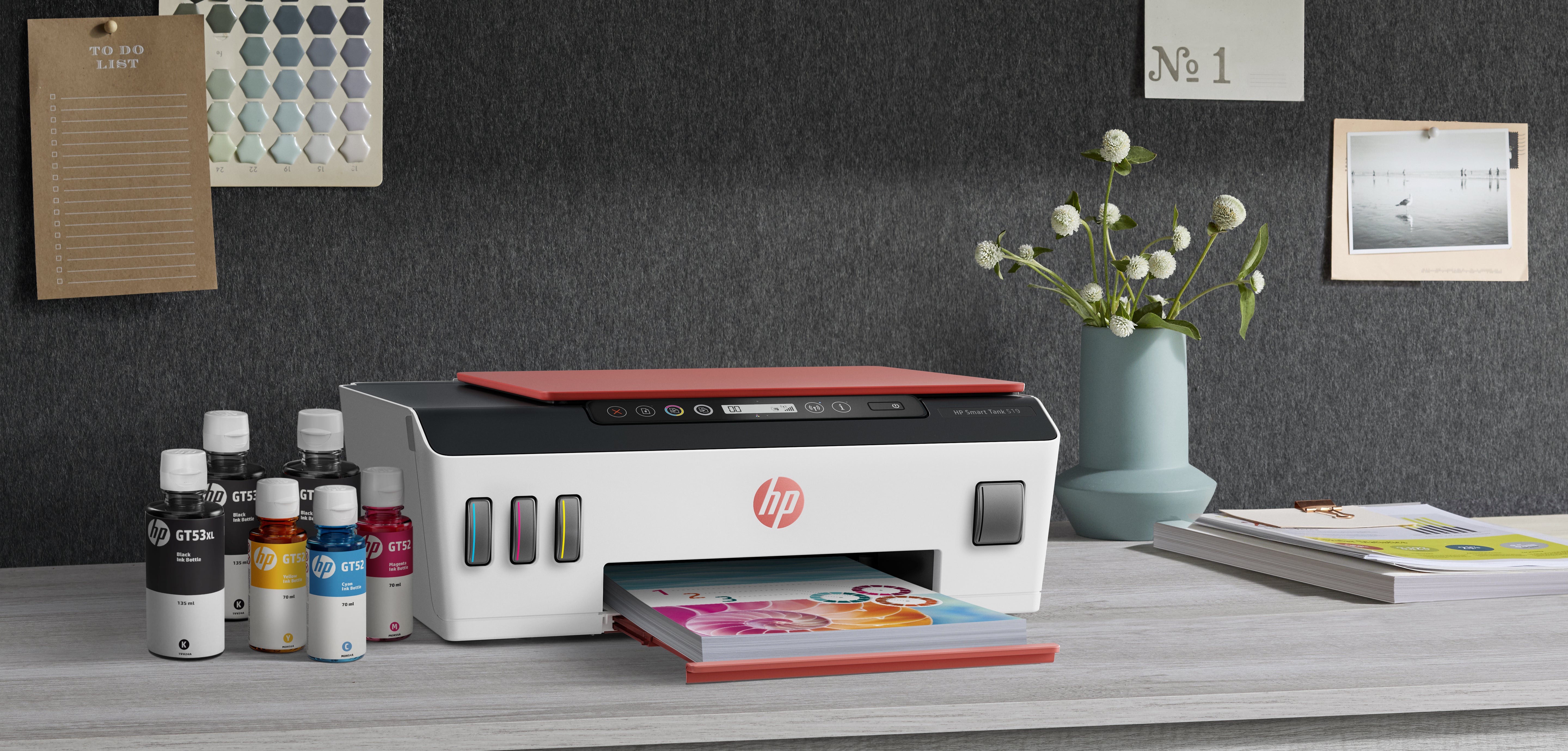 HP Smart Tank 519 Wireless All-in-One A jet d'encre thermique A4 4800 x 1200 DPI 11 ppm Wifi 3YW73A#BEW