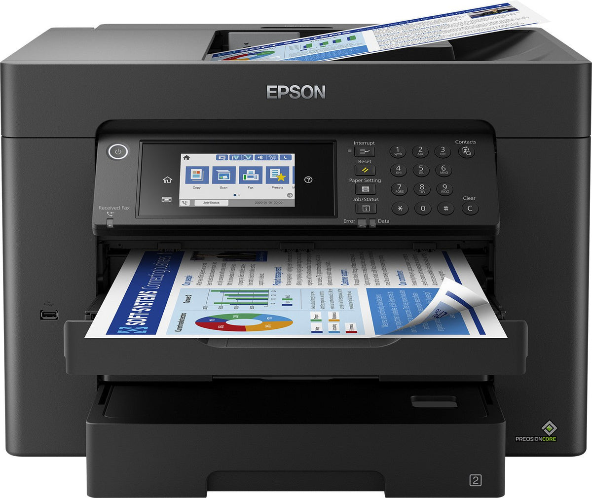 Epson WorkForce WF-7840DTWF A3+ alles-in-één printer – 25 zwart/12 kleur ppm - Compridis