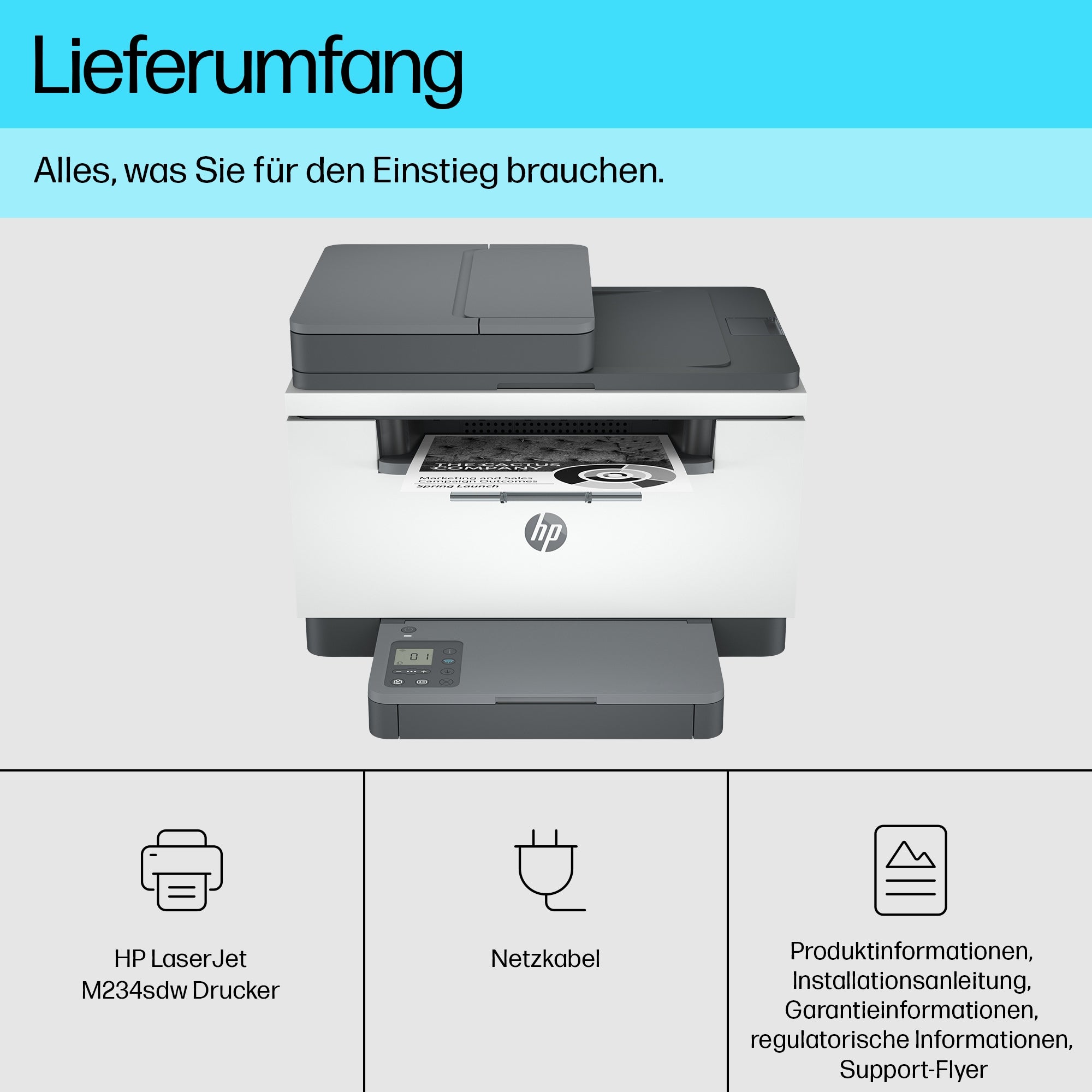 HP LaserJet MFP M234sdw Printer