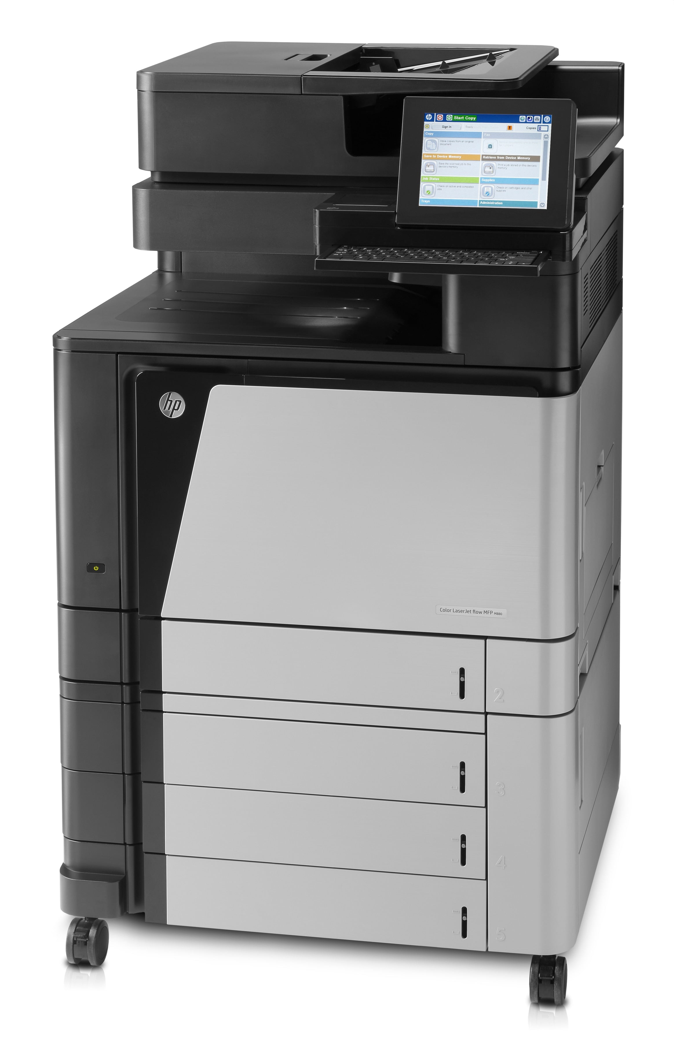 HP Color LaserJet Enterprise Flow LaserJet Enterprise Flow M880z Multifunction Couleur Imprimante, Ethernet uniquement; Copieur, Scanner