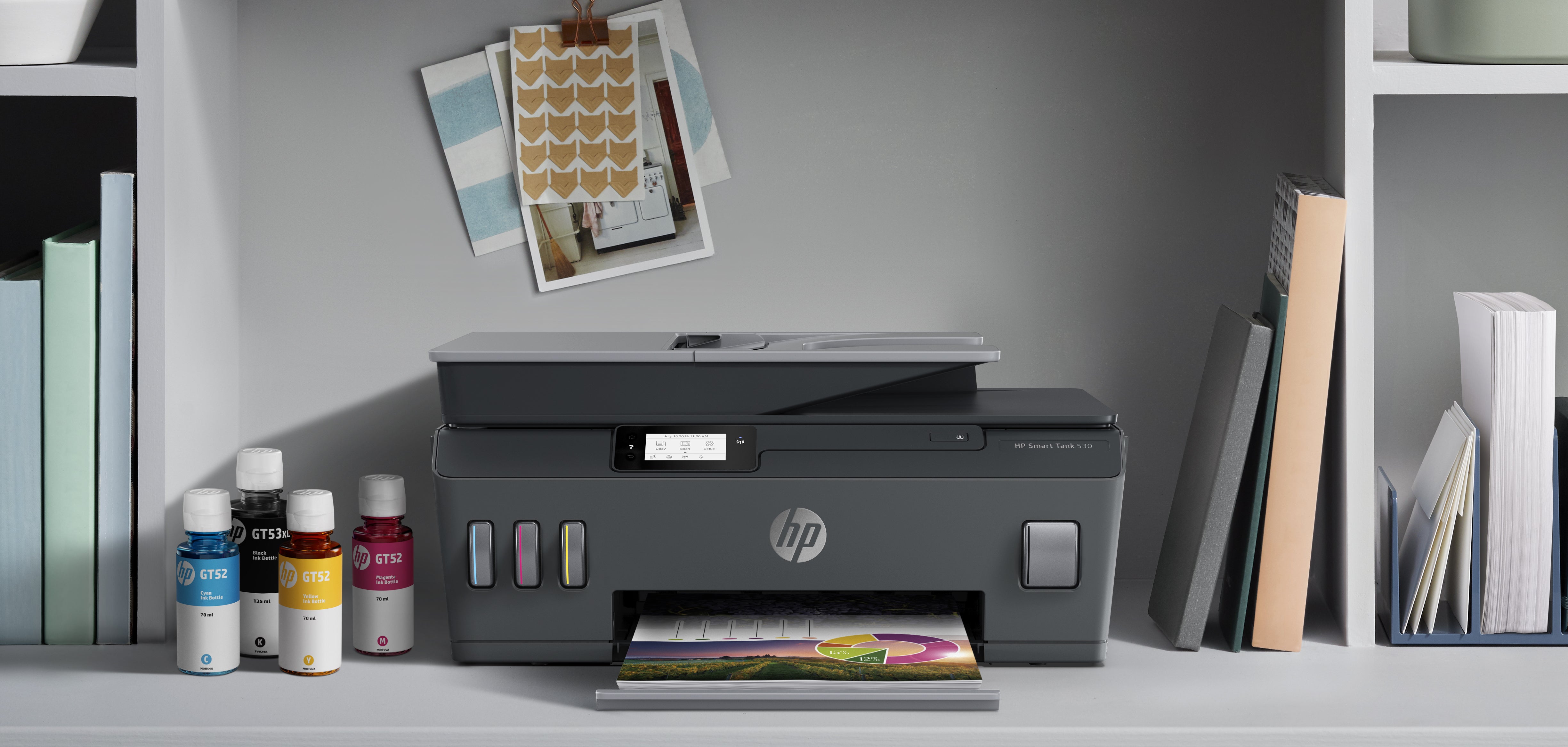 HP Smart Tank 530 Wireless All-in-One A jet d'encre thermique A4 4800 x 1200 DPI 11 ppm Wifi 4SB24A