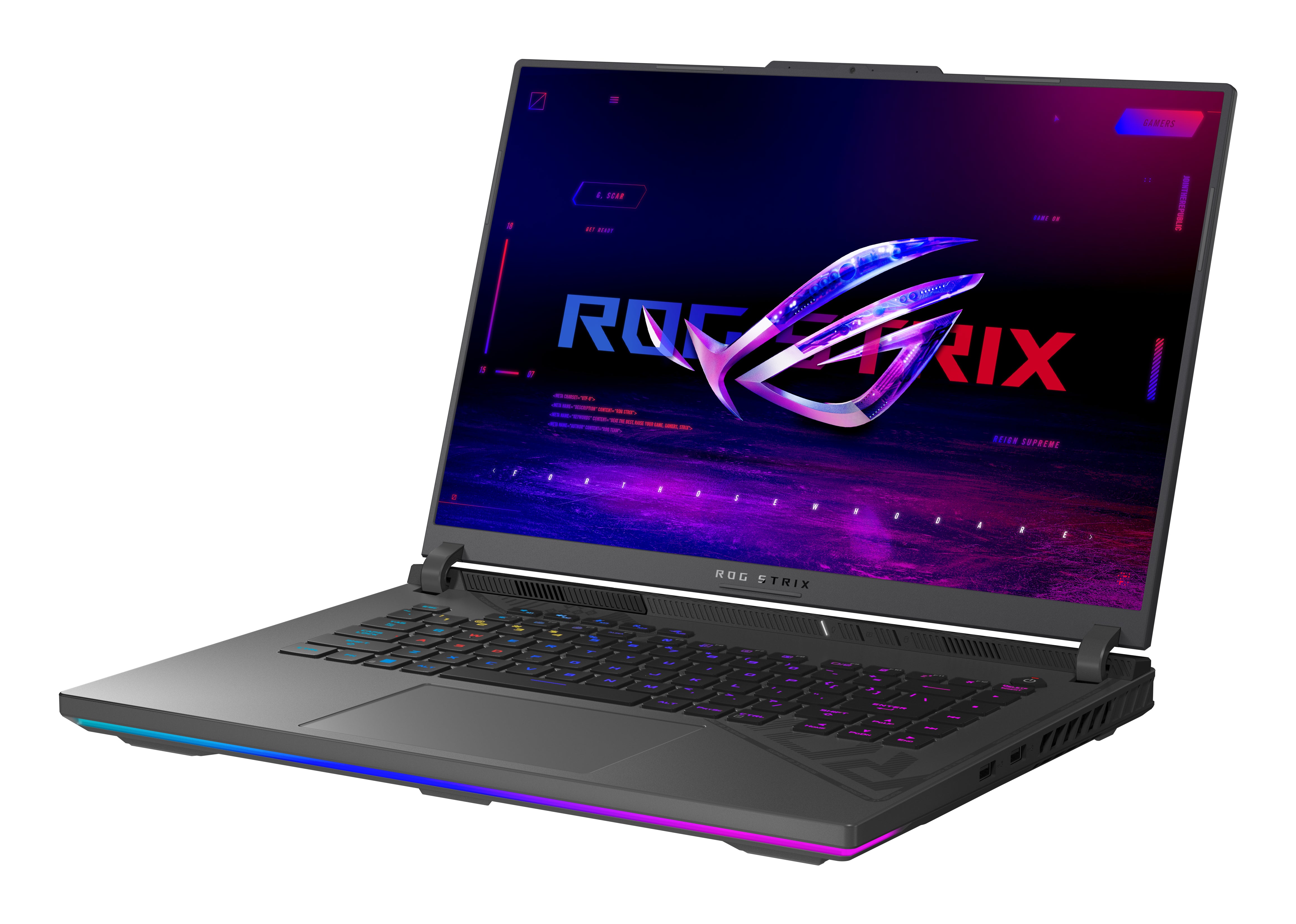 ASUS ROG Strix G16 G614JV-N3150W Intel® Core™ i7 i7-13650HX Laptop 40.6 cm (16") WUXGA 16 GB DDR5-SDRAM 1 TB SSD NVIDIA GeForce RTX 4060 Wi-Fi 6E (802.11ax) Windows 11 Home Grey 90NR0C61-M00FF0