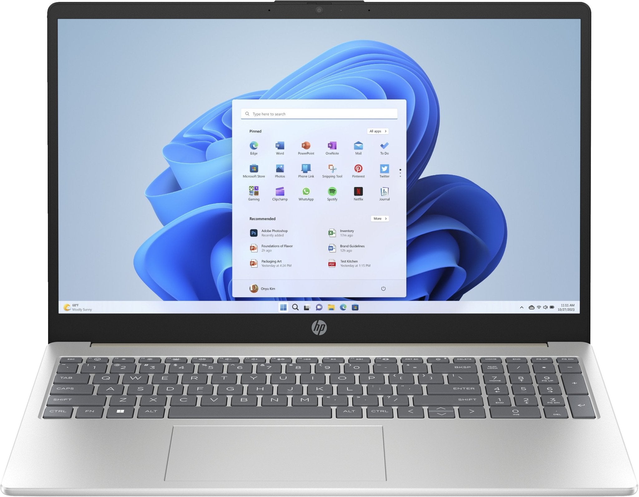 HP 15-FD0122NF • 15.6″ • i5-1334U • 16 GB • 1 TB • Full Keyboard AZERTY French • Windows 11 (B84HVEAABF) - Compridis