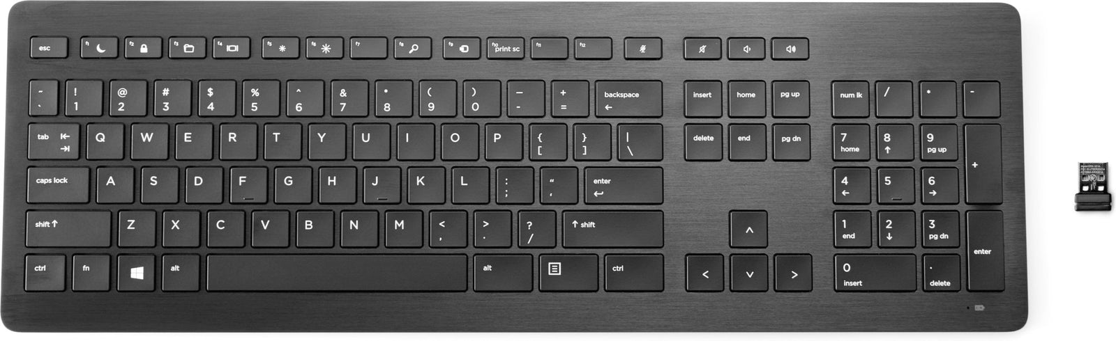 HP Draadloos Premium Toetsenbord Zwart uk 917665-031 - Compridis