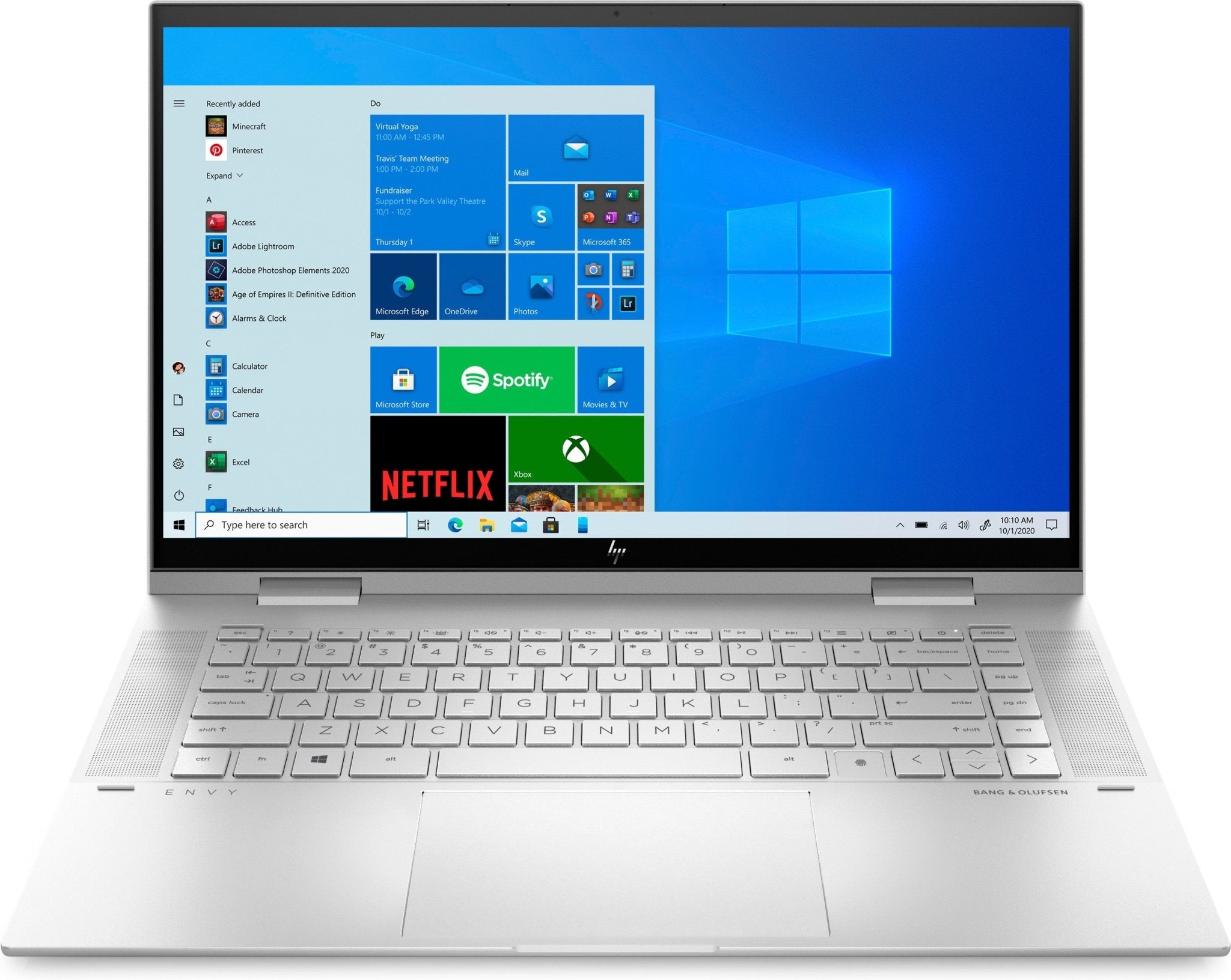 HP Envy x360 15.6" Intel Core i7-1165G7 16GB RAM 1TB SSD NVIDIA GeForce MX450 AZERTY French 45Y51EAUUG - Compridis