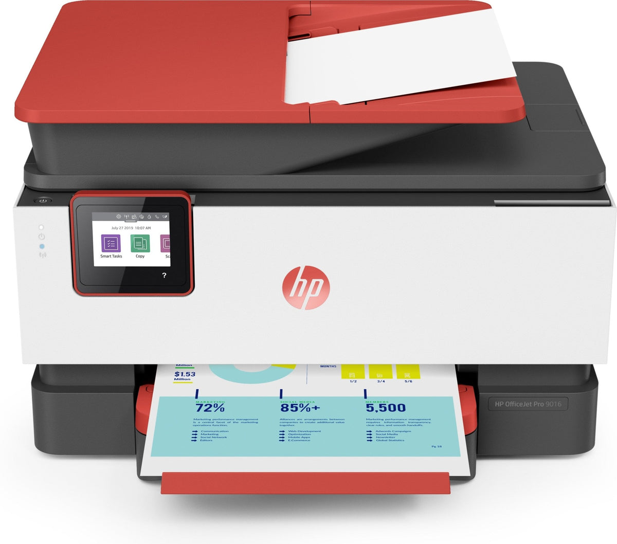 HP OfficeJet Pro 9016 All-in-One – 22 ppm zwart / 18 ppm kleur + automatische duplex - Compridis