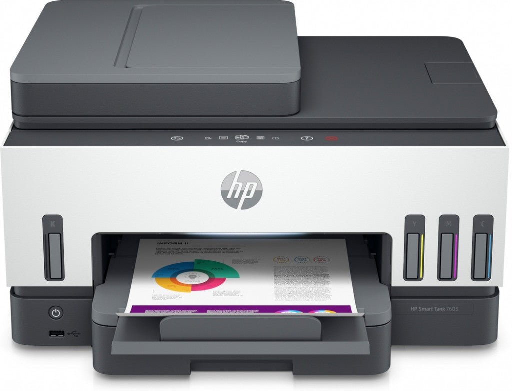 HP Smart Tank 7605 All-in-One Printer - Draadloos, Dubbelzijdig, Kleur - Compridis