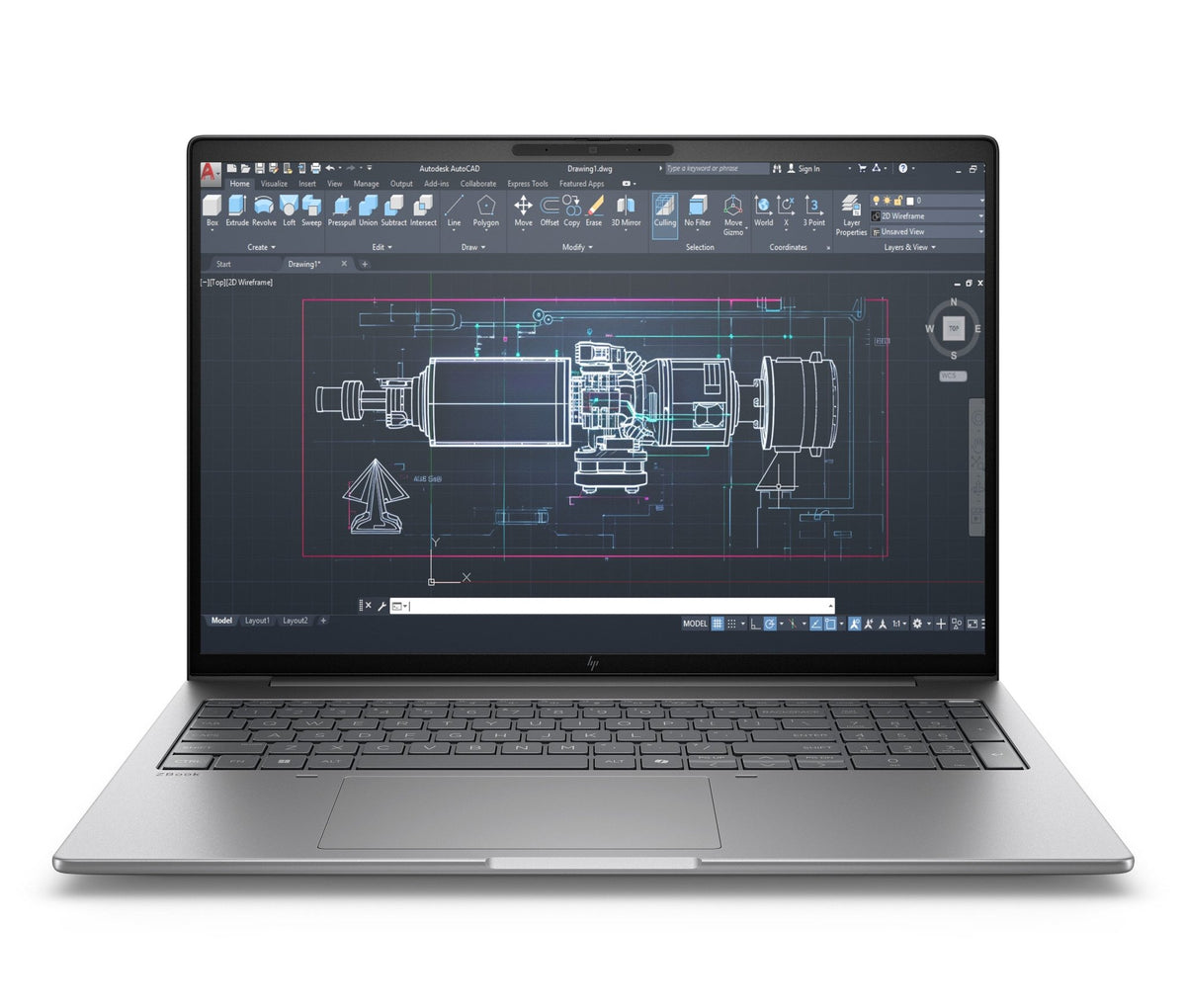 HP ZBook 8 G1i 16" Intel Core Ultra 7 255H 32GB 1TB SSD AZERTY B72VBETUUG - Compridis