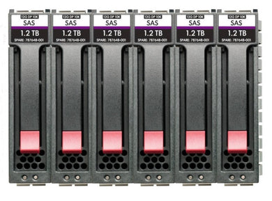 HPE MSA 5,4TB SAS 15K SFF M2 6PK HDD BDL R0Q64A - Compridis