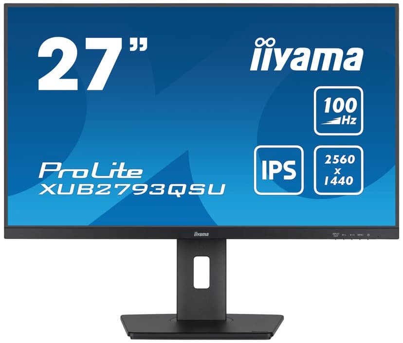 iiyama ProLite XUB2793QSU-B6 27" IPS QHD 100Hz 1ms Zwart - Compridis