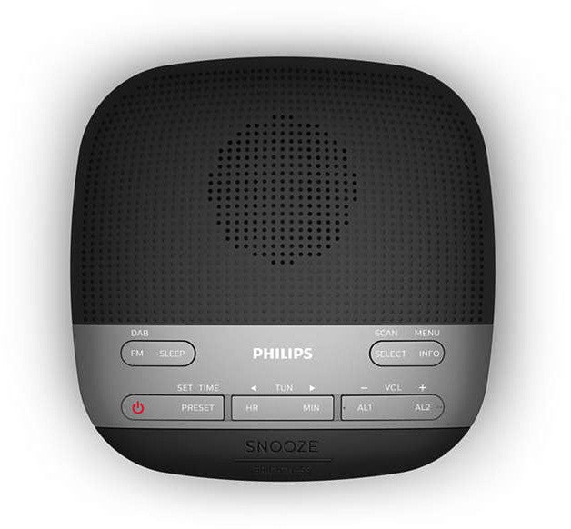 Philips TAR3505/12 Radio portable Horloge Numérique Noir, Gris