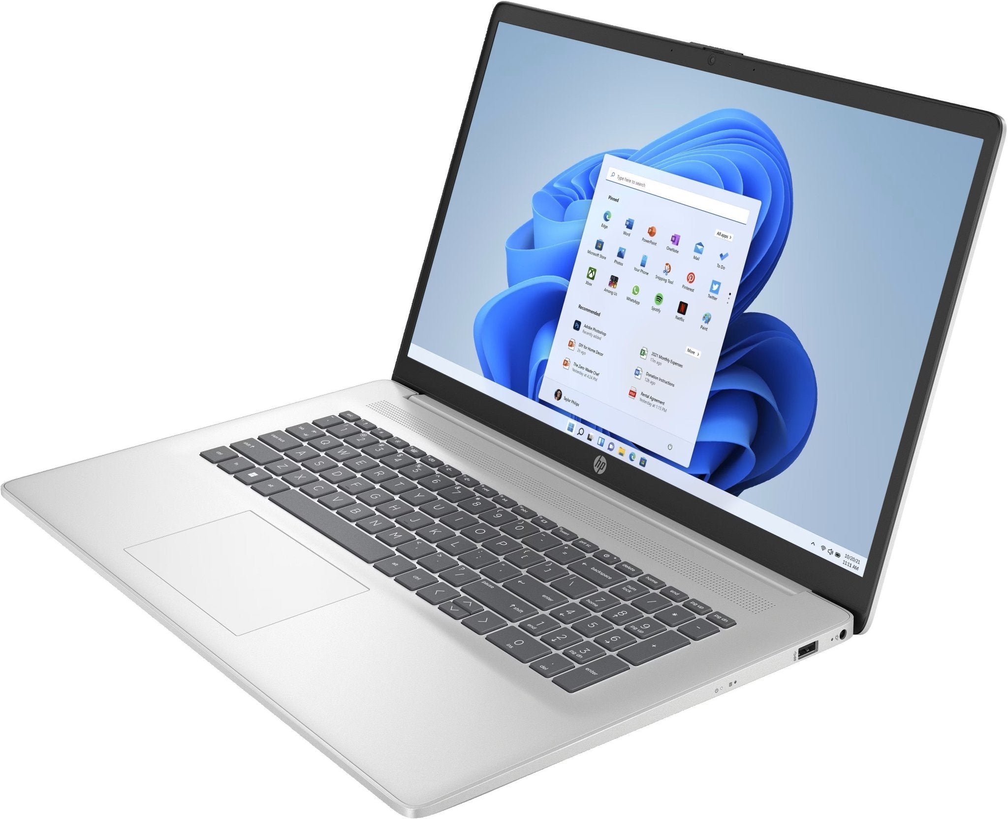 HP 17 - CN0505ND Celeron N4120 8GB 128GB 17,3" QWERTY US A2UC3EAABH - Compridis