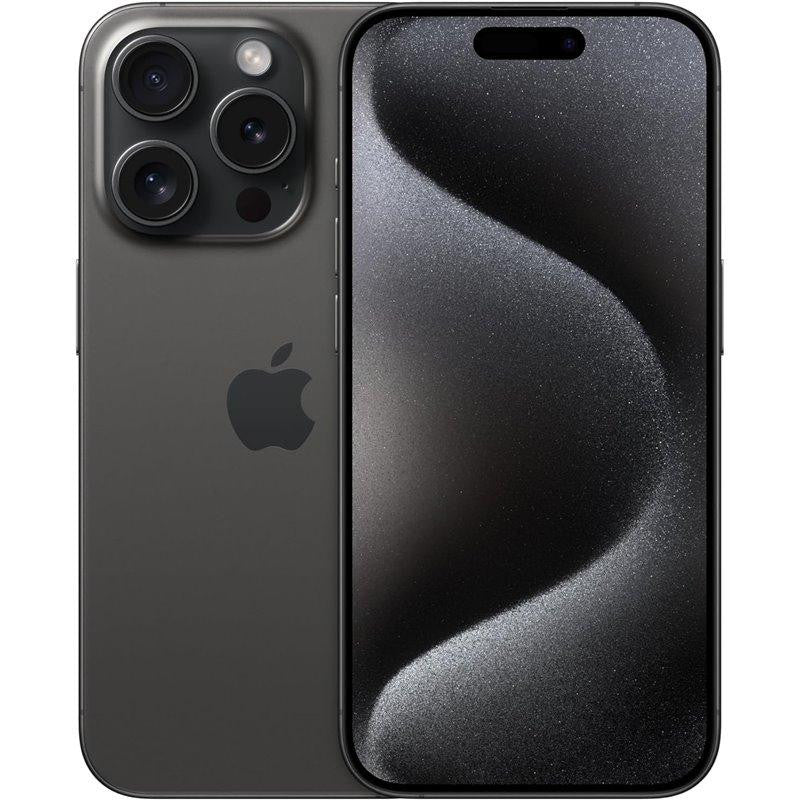 Apple iPhone 15 Pro 15,5 cm (6,1") Double SIM iOS 17 5G USB Type-C 256 Go Titane, Noir