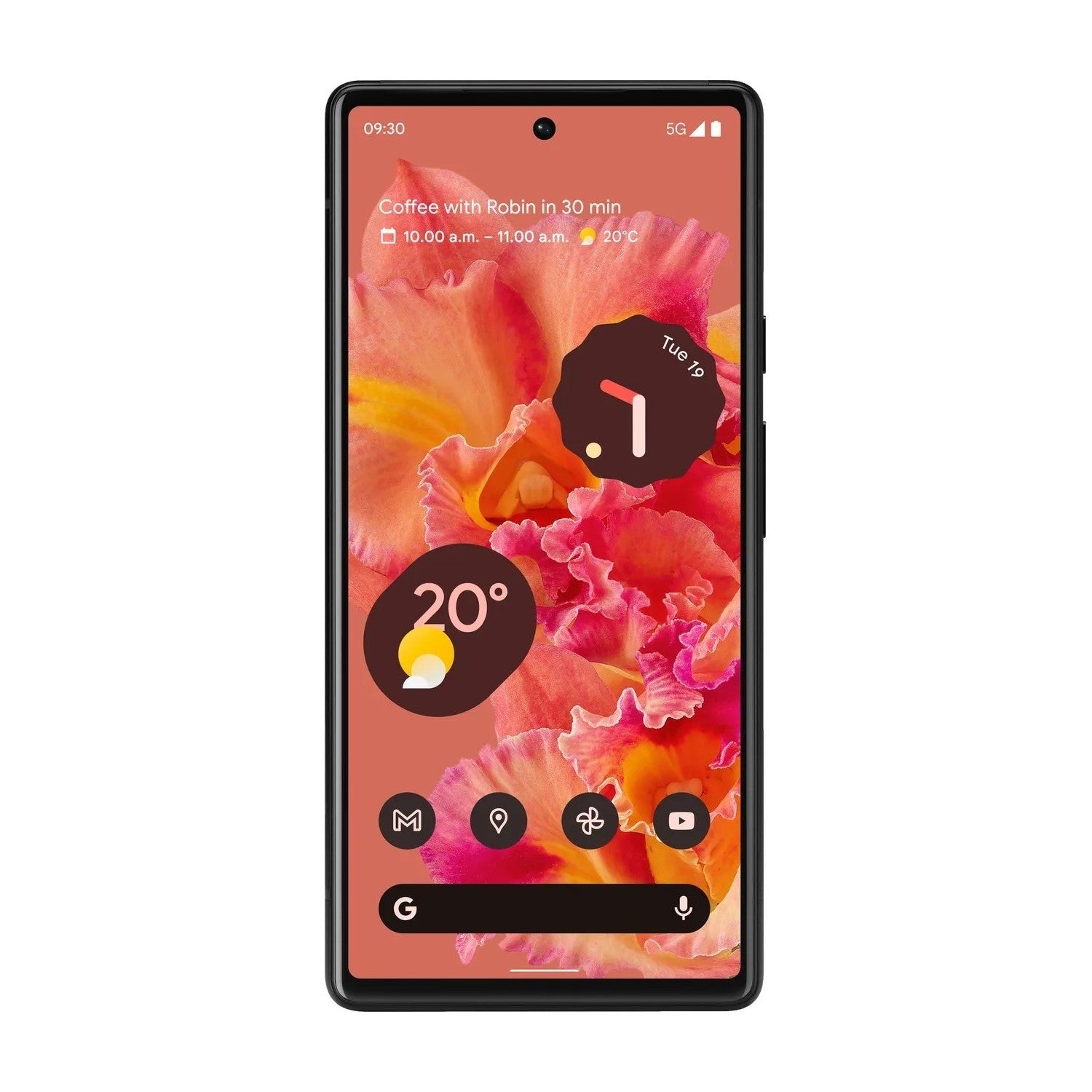 Google Pixel 6 16,3 cm (6,4") Double SIM Android 12 5G USB Type-C 8 Go 128 Go 4614 mAh Corail