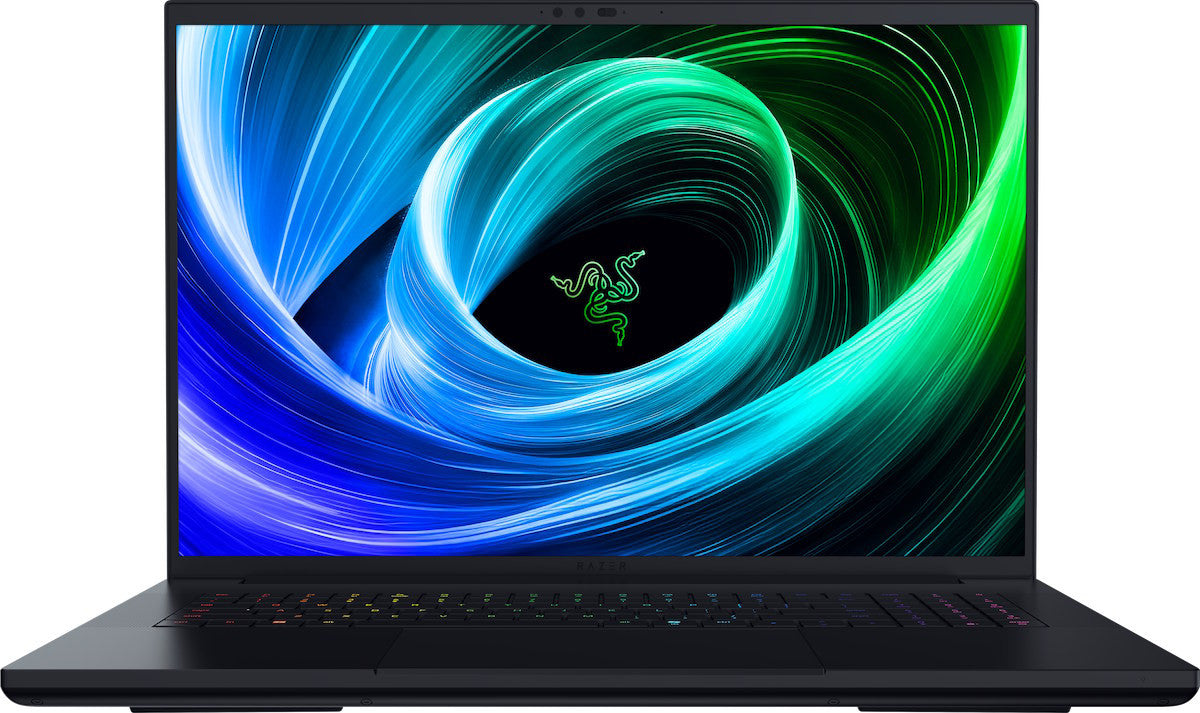 Razer Blade 18 Intel® Core™ i9 i9-14900HX Ordinateur portable 45,7 cm (18") WQXGA 32 Go DDR5-SDRAM 1 To SSD NVIDIA GeForce RTX 4080 Wi-Fi 7 (802.11be) Windows 11 Home Noir RZ09-0509TGK3