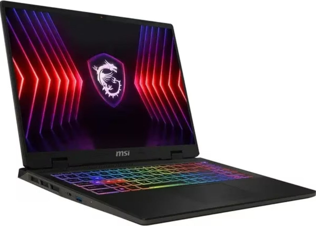MSI Sword 16 HX B14VGKG-018BE Intel® Core™ i7 i7-14700HX Ordinateur portable 40,6 cm (16") Full HD+ 16 Go DDR5-SDRAM 1 To SSD NVIDIA GeForce RTX 4070 Wi-Fi 6E (802.11ax) Windows 11 Home Gris 9S7-15P214-018