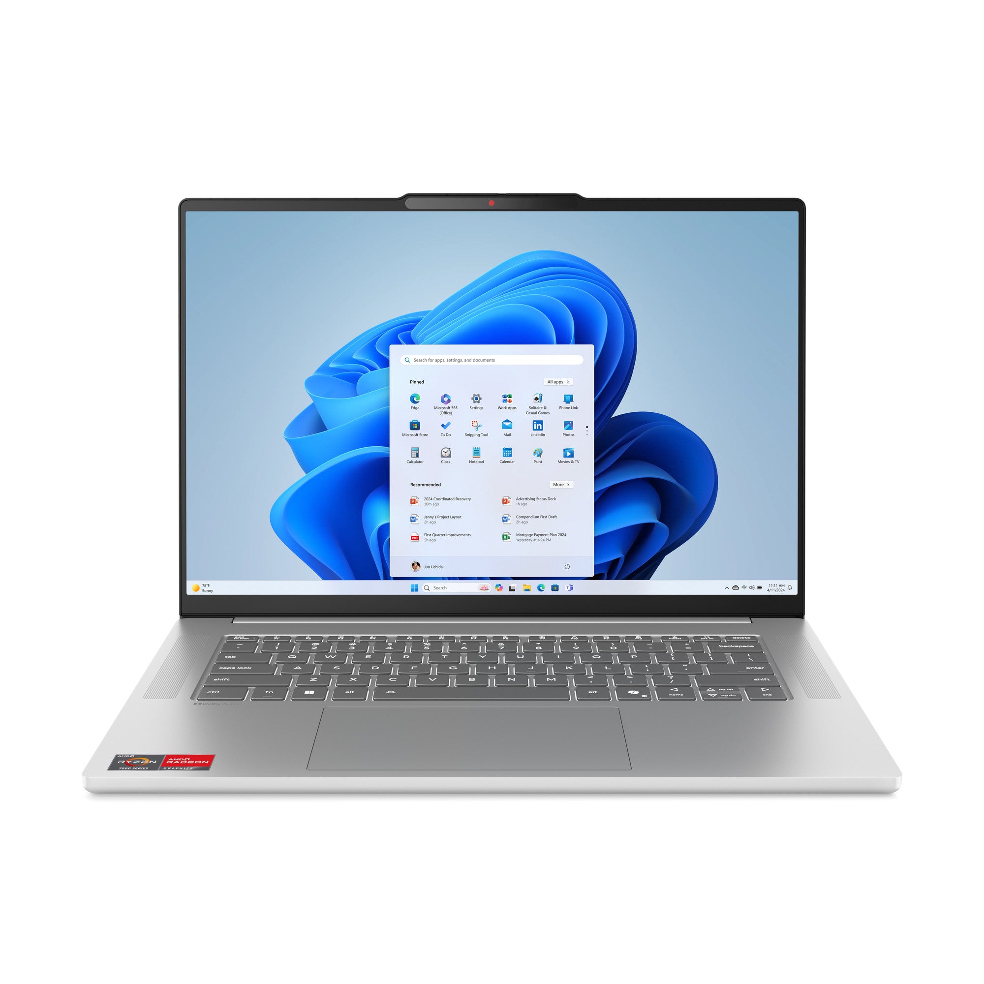 LENOVO IdeaPad Slim 5 15.1" R7 7735HS 16GB 512GB QWERTY US 83J3004QMH