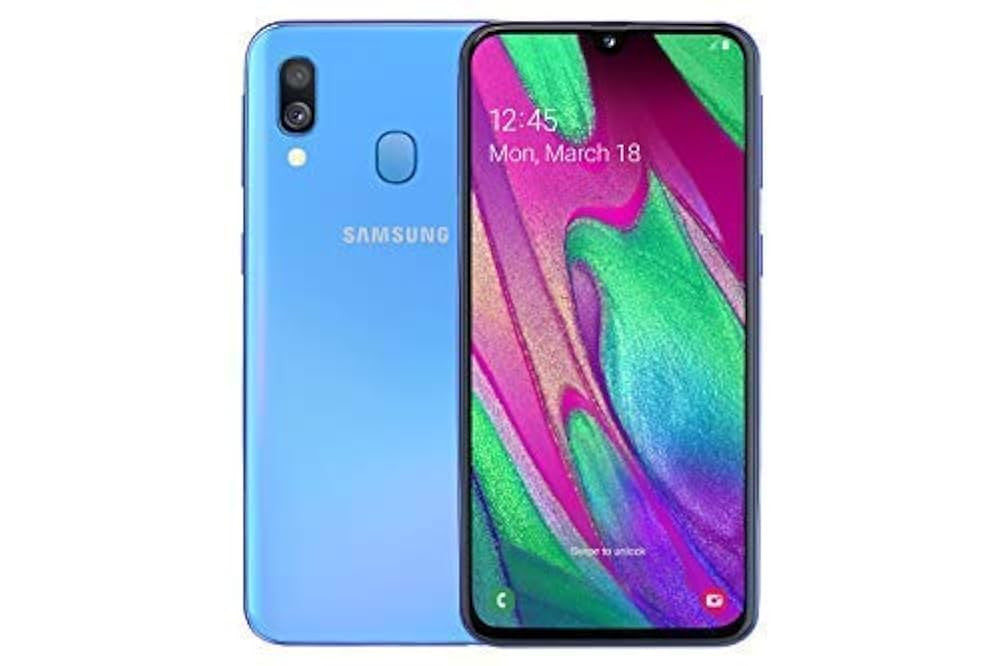 Samsung Galaxy A40 15 cm (5.9") Dual SIM Android 9.0 4G USB Type-C 4 GB 64 GB 3100 mAh Blue SM-A405BLUE