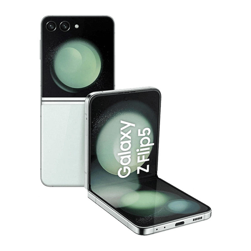Samsung Galaxy Z Flip5 SM-F731B 17 cm (6.7") Double SIM Android 13 5G USB Type-C 8 Go 512 Go 3700 mAh Couleur menthe