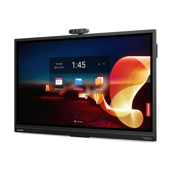 Lenovo ThinkVision T65 écran plat de PC 165,1 cm (65") 3840 x 2160 pixels 4K Ultra HD LED Écran tactile Noir 62F2WA1CEK