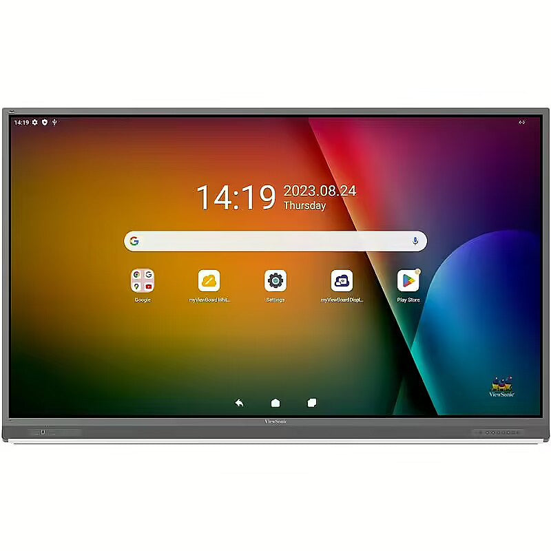 Viewsonic IFP8652-2F tableau blanc interactif 2,18 m (86") 3840 x 2160 pixels Écran tactile Noir HDMI