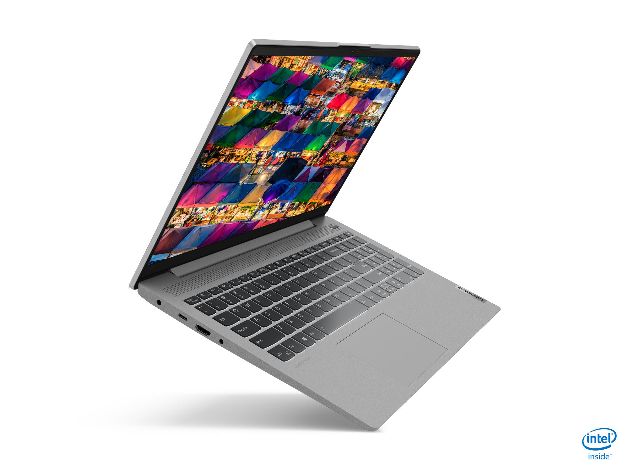 Lenovo IdeaPad 5 15ITL05 Intel® Core™ i7 i7-1165G7 Ordinateur portable 39,6 cm (15.6") Full HD 16 Go DDR4-SDRAM 512 Go SSD NVIDIA GeForce MX450 Wi-Fi 5 (802.11ac) Windows 10 Home Anglais Gris, Platine