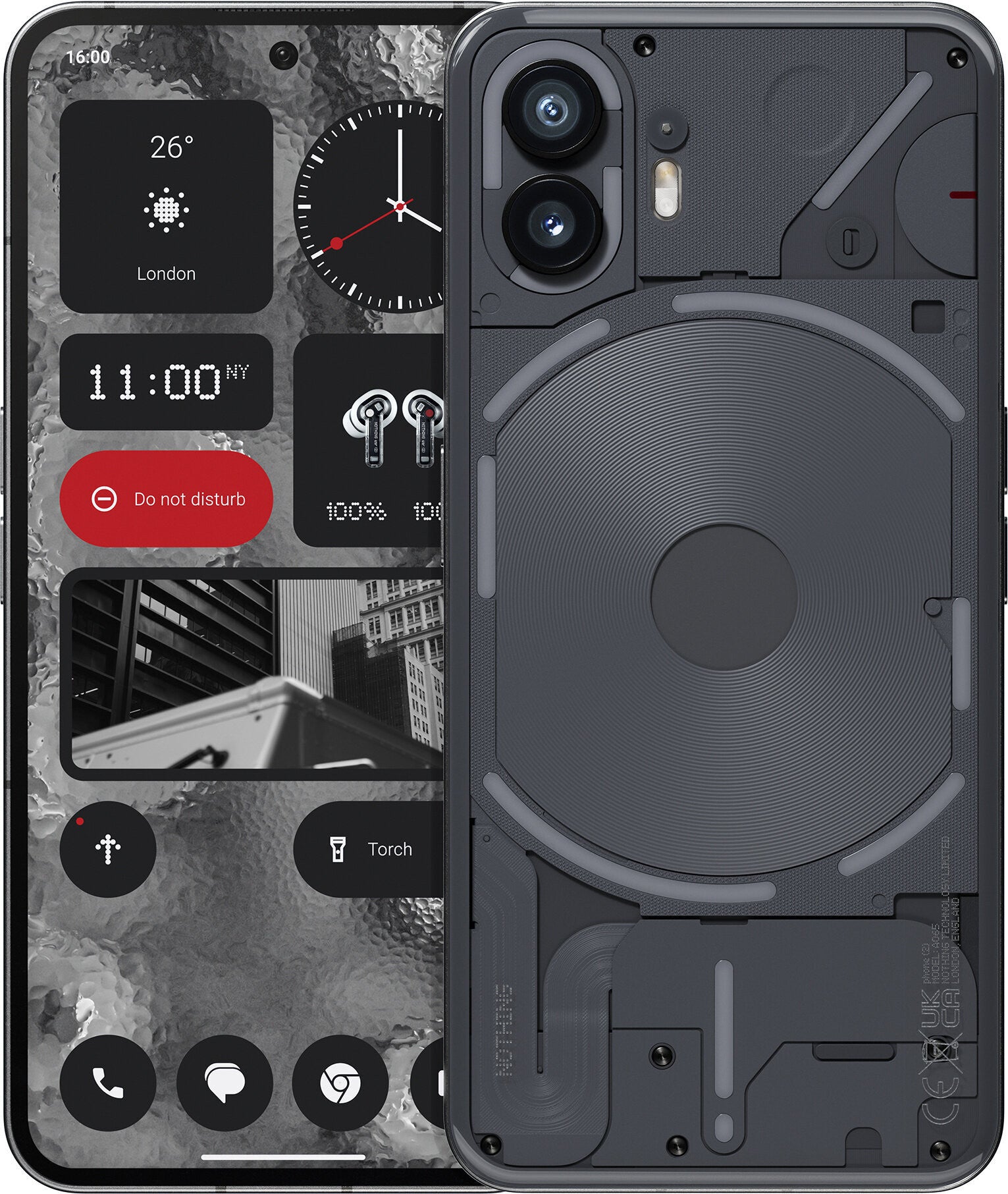 NOTHING Phone (2) 12GB RAM 512GB opslag Zwart A10400027