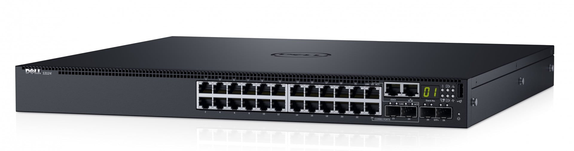 DELL Networking S3124 L3.24X1GBE 2XCOMBO 210-AIMQ