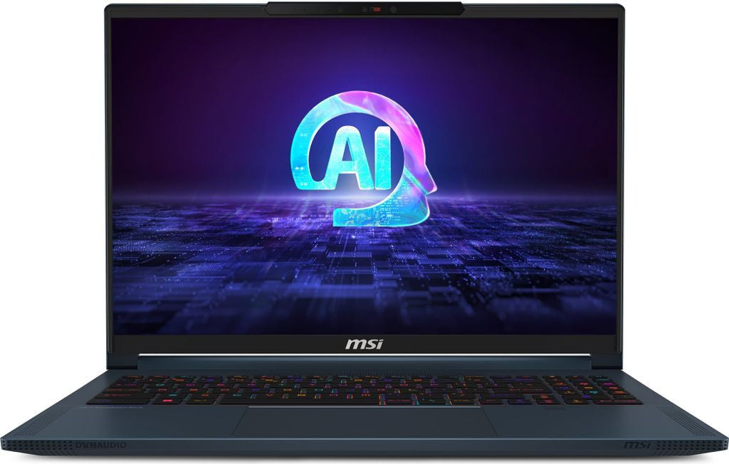 MSI Stealth 16 AI Studio A1VFG-039 Intel Core Ultra 7 155H Ordinateur portable 40,6 cm (16") Quad HD+ 32 Go DDR5-SDRAM 1 To SSD NVIDIA GeForce RTX 4060 Wi-Fi 7 (802.11be) Windows 11 Home Bleu